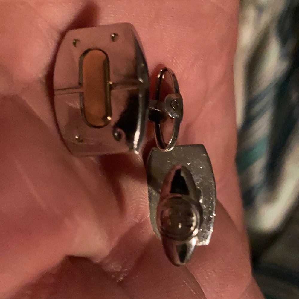 Dolan bollock 14k and silver cuff links